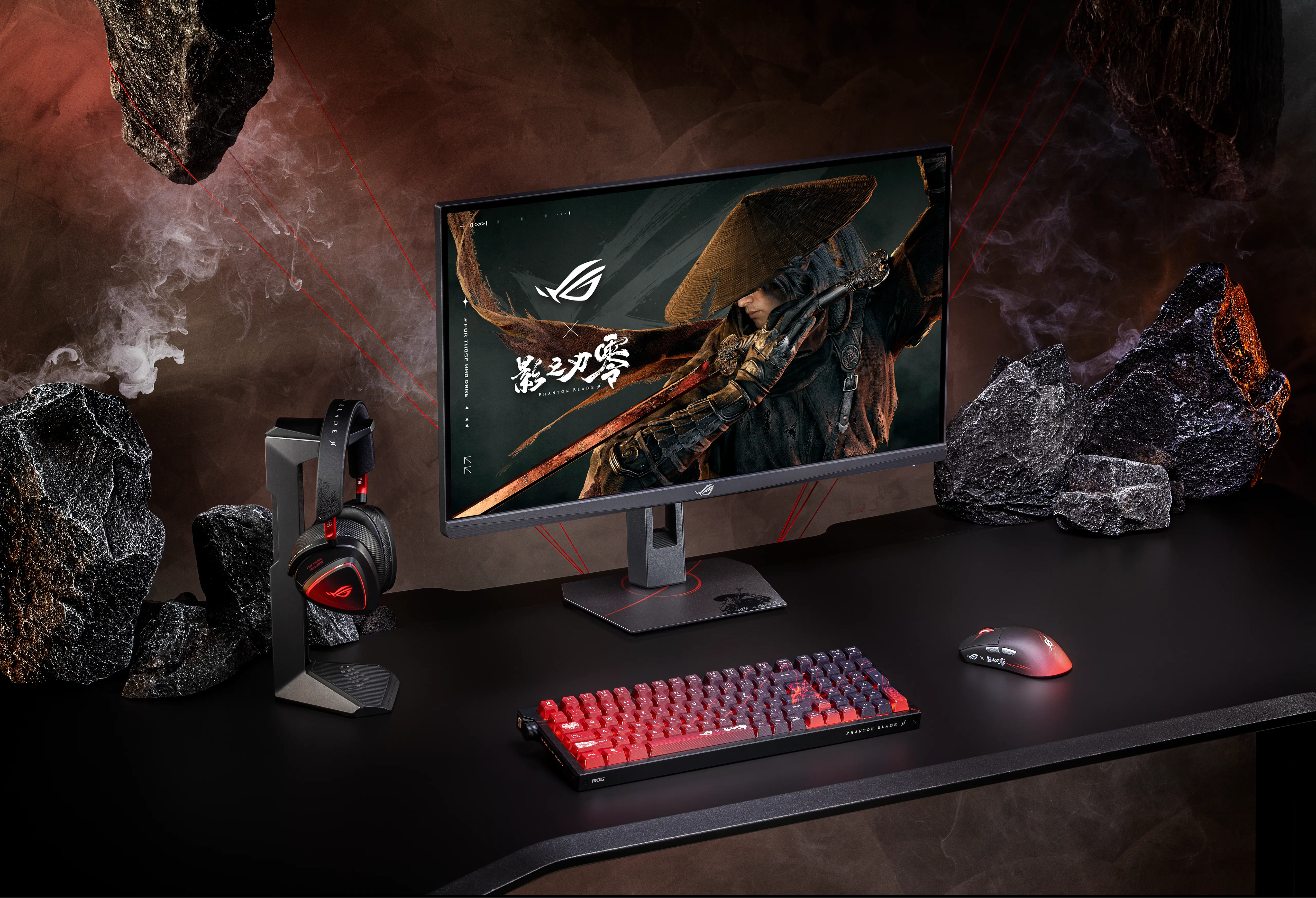ROG x 影之刃零 聯名系列主視覺