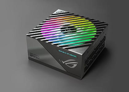 PSU ROG LOKI Series memperlihatkan bagian kipas