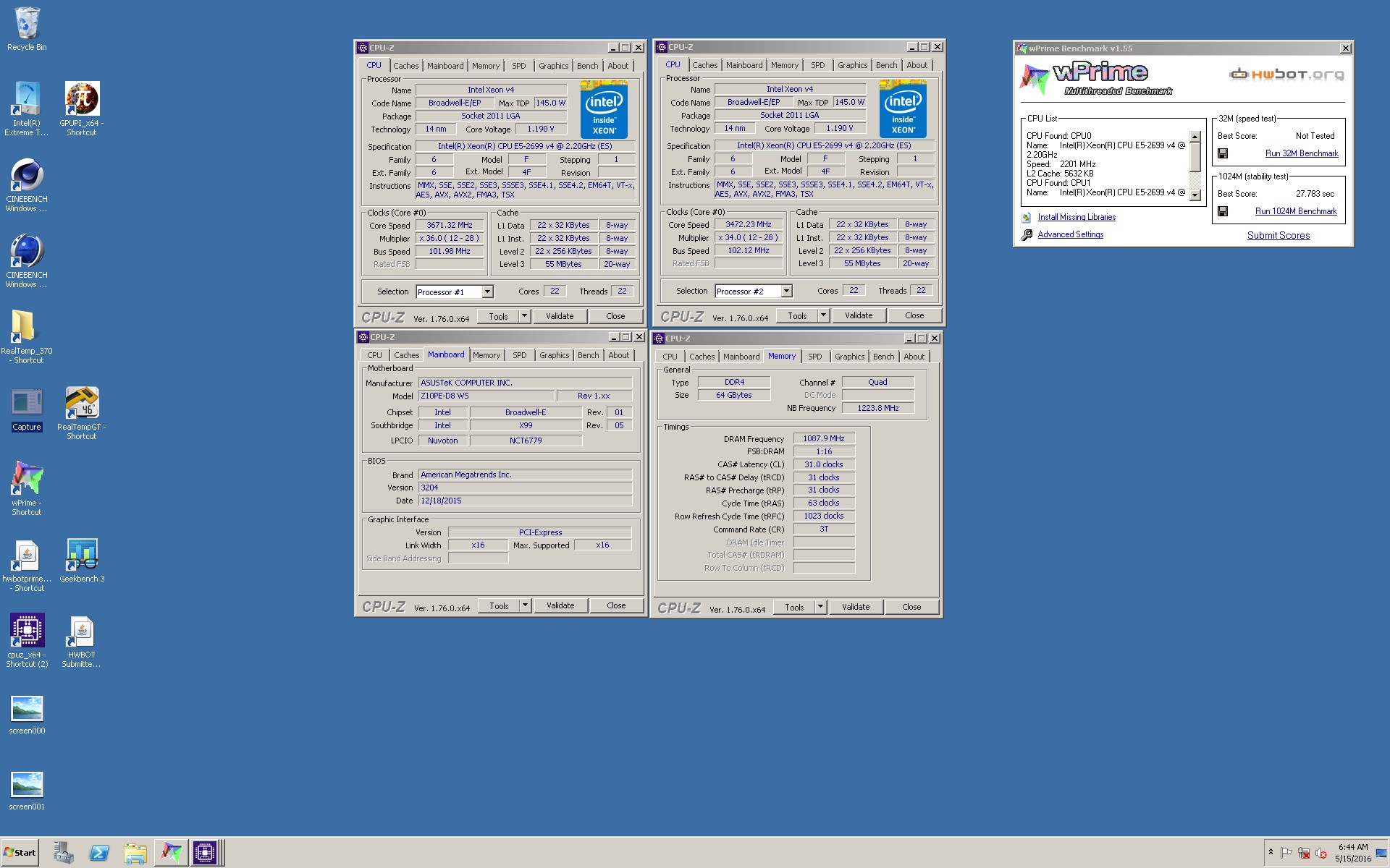 cinebench score lower after overclock