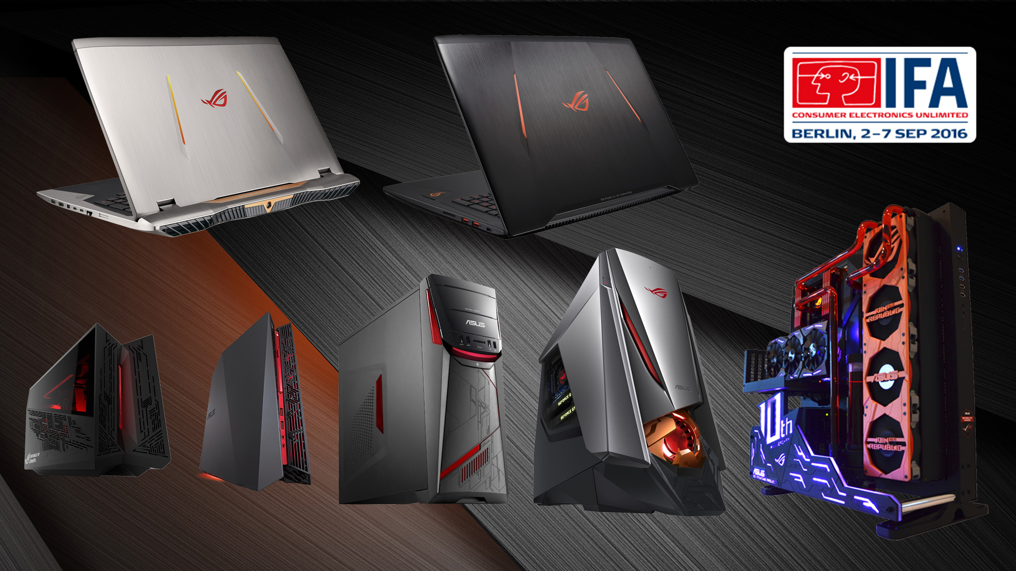 ROG Demonstrates Latest Gaming Products at IFA 2016 | ROG - Republic of