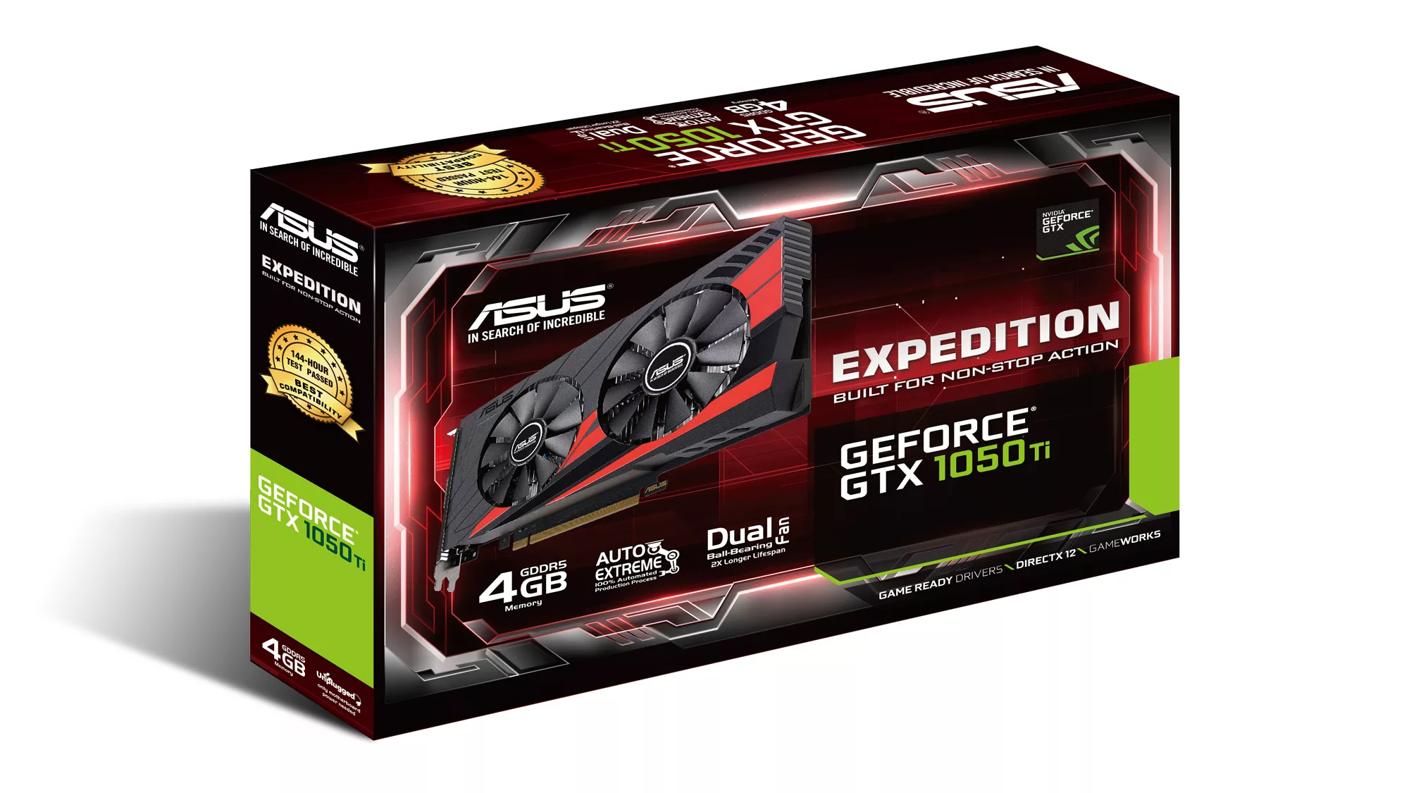 ASUS Expedition GTX 1050 Ti | ROG - Republic of Gamers Global