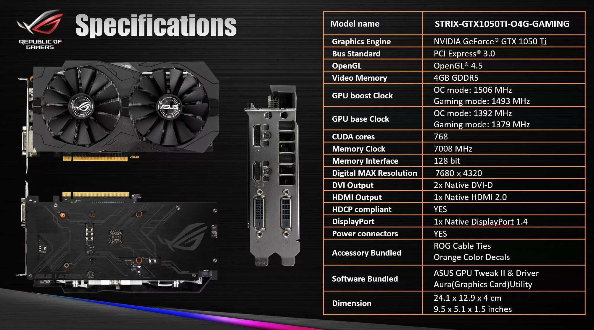 Gtx 1050 strix gaming