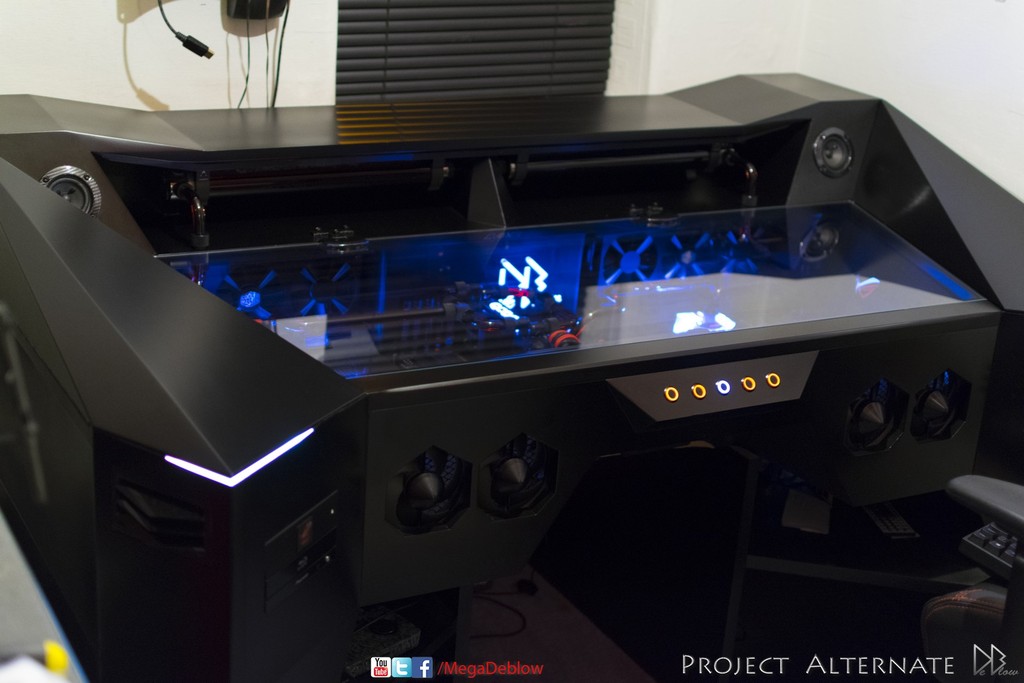 Great Pc Mods Of 2016 Rog Republic Rs Global Alternate Desk Mod 1
