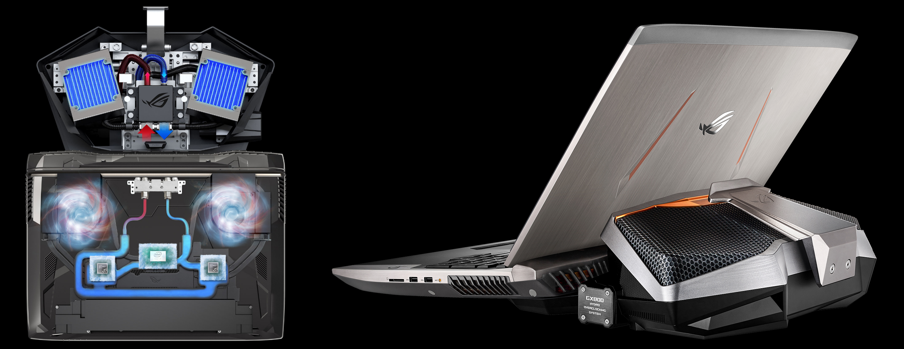 What's the difference between the ROG GX700 and the GX800?