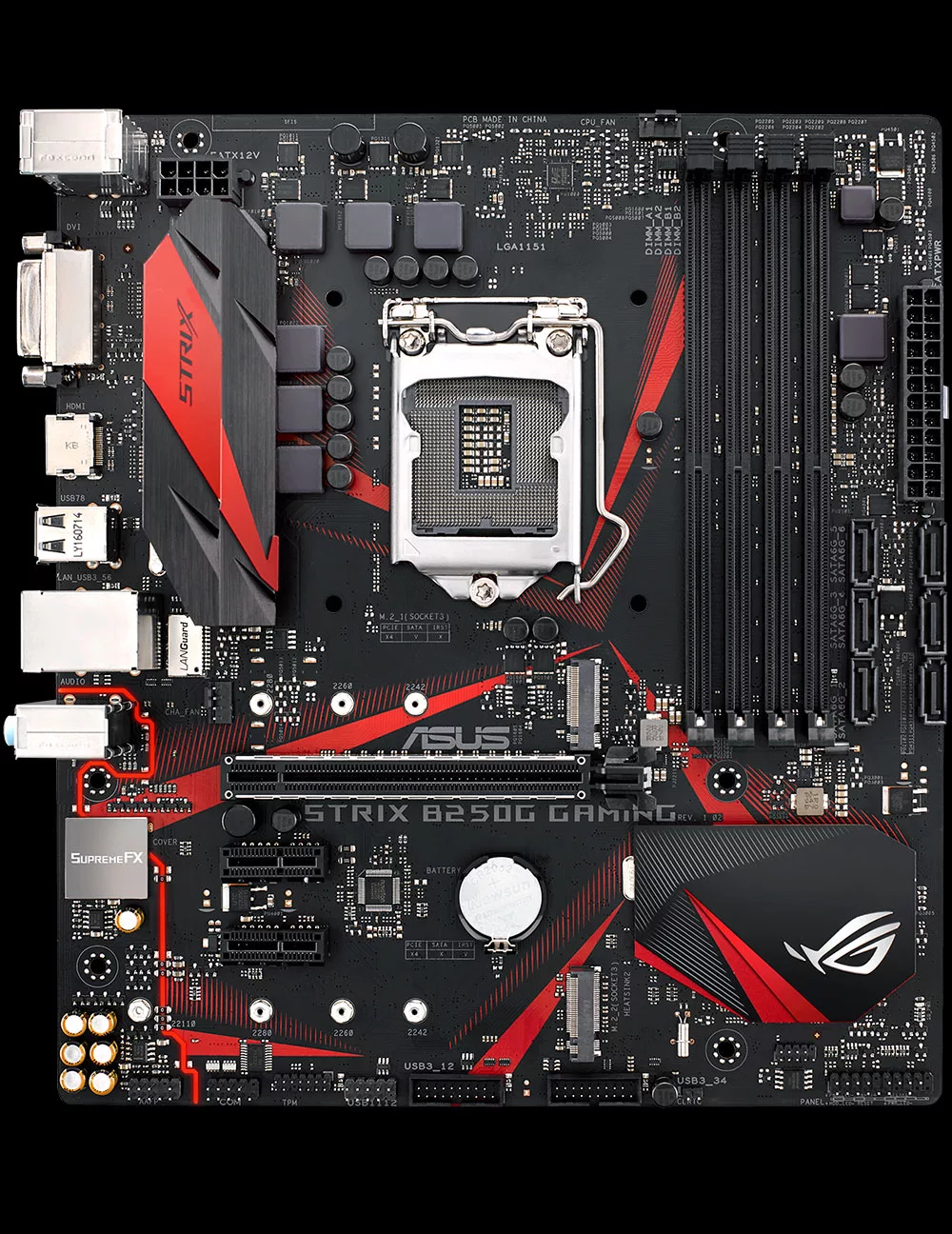 Introducing the ROG Strix B250G and B250H Gaming motherboards micro and fullsized ATX on a