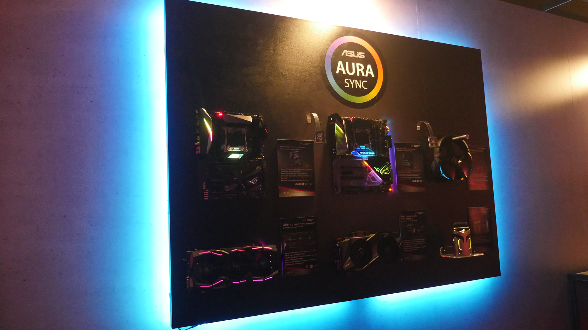 An ROG booth tour experience at Computex 2017