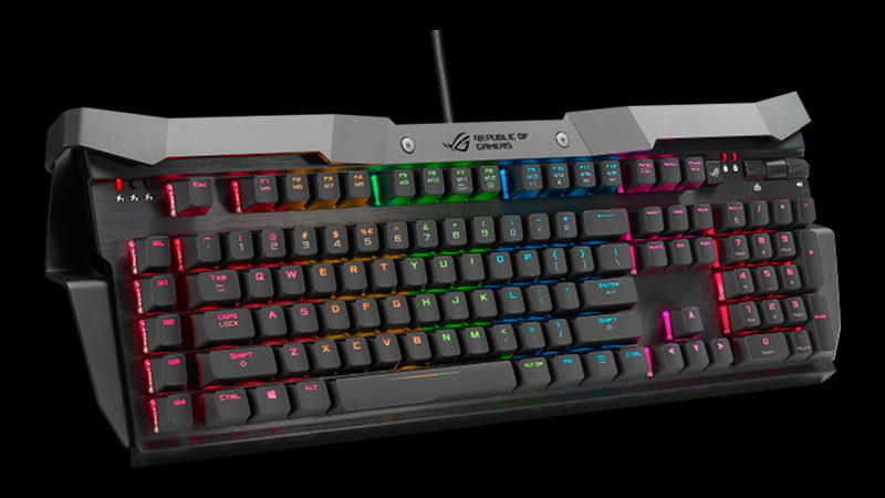RGB lighting comes to the ROG Horus GK2000 mechanical