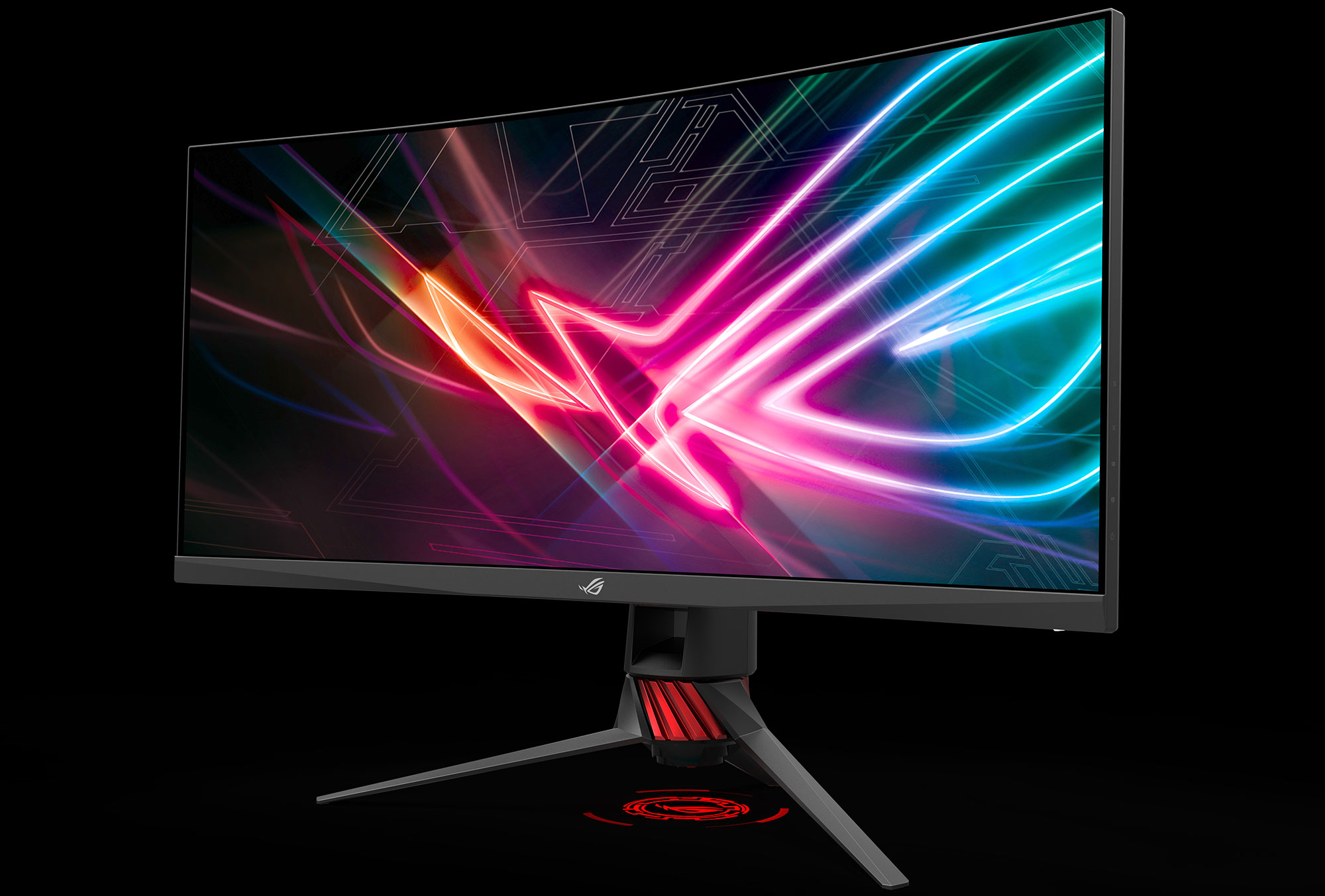 The 35” ROG Strix XG35VQ takes Adaptive-Sync to 100Hz on an ultra-wide curve