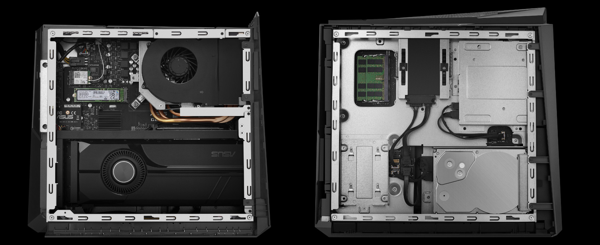 Meet the ROG Huracan G21 compact gaming desktop and its