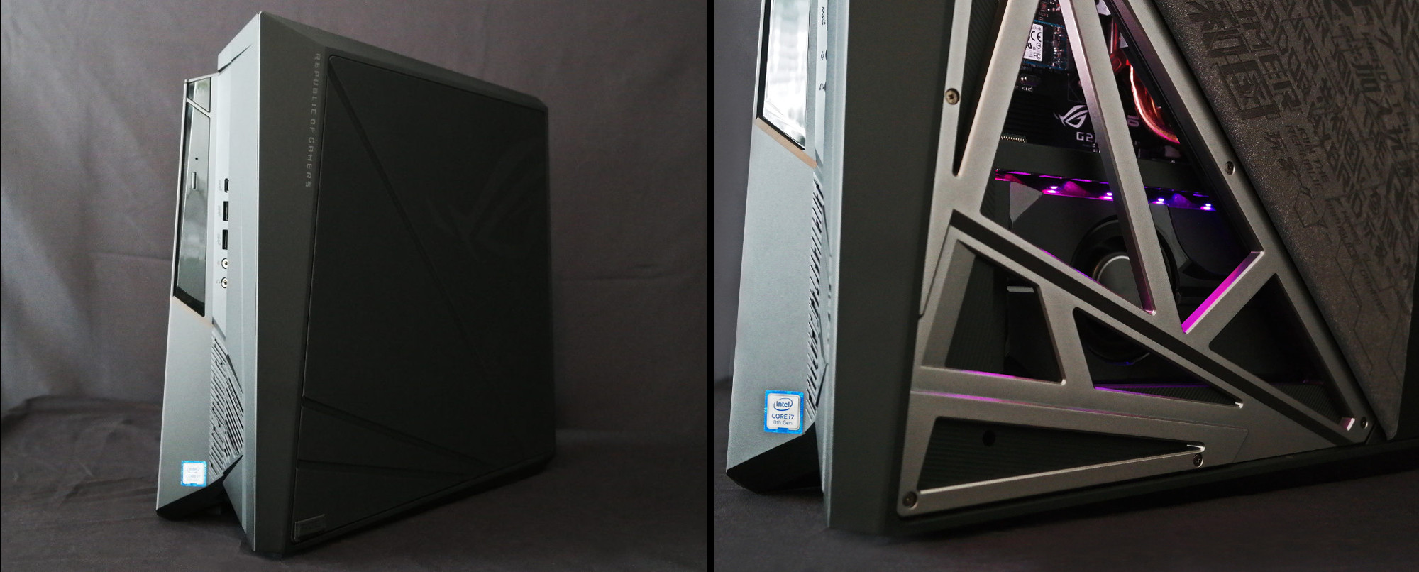 The ROG Huracan G21 brings a cool elegance to any gaming space
