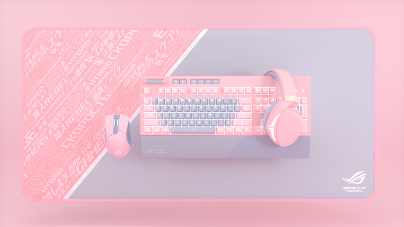 Think pink: ROG PNK LTD gives your favorite peripherals a