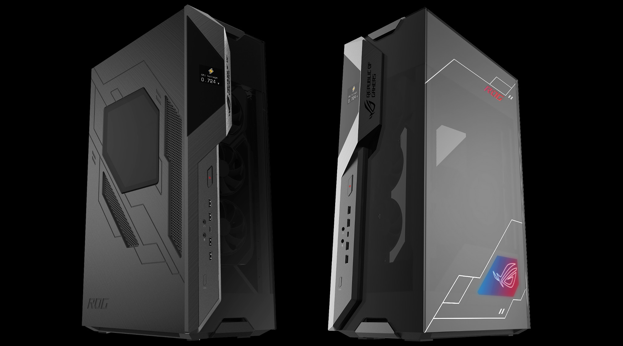 The Rog Itx Concept Case Is Designed For Serious Enthusiasts Rog Republic Of Gamers Global