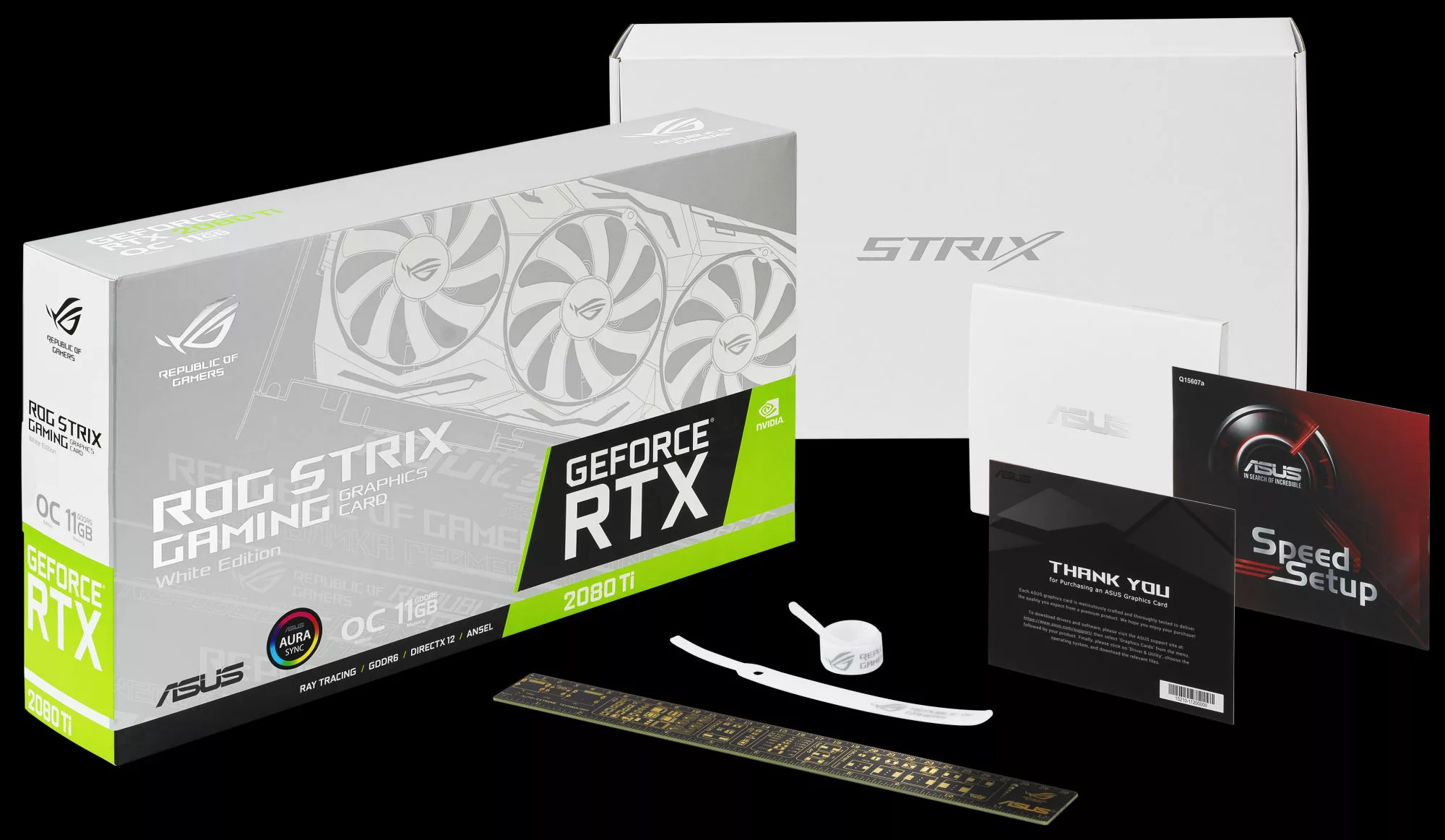 Fire and ice meet in the ROG Strix GeForce RTX 2080 Ti White
