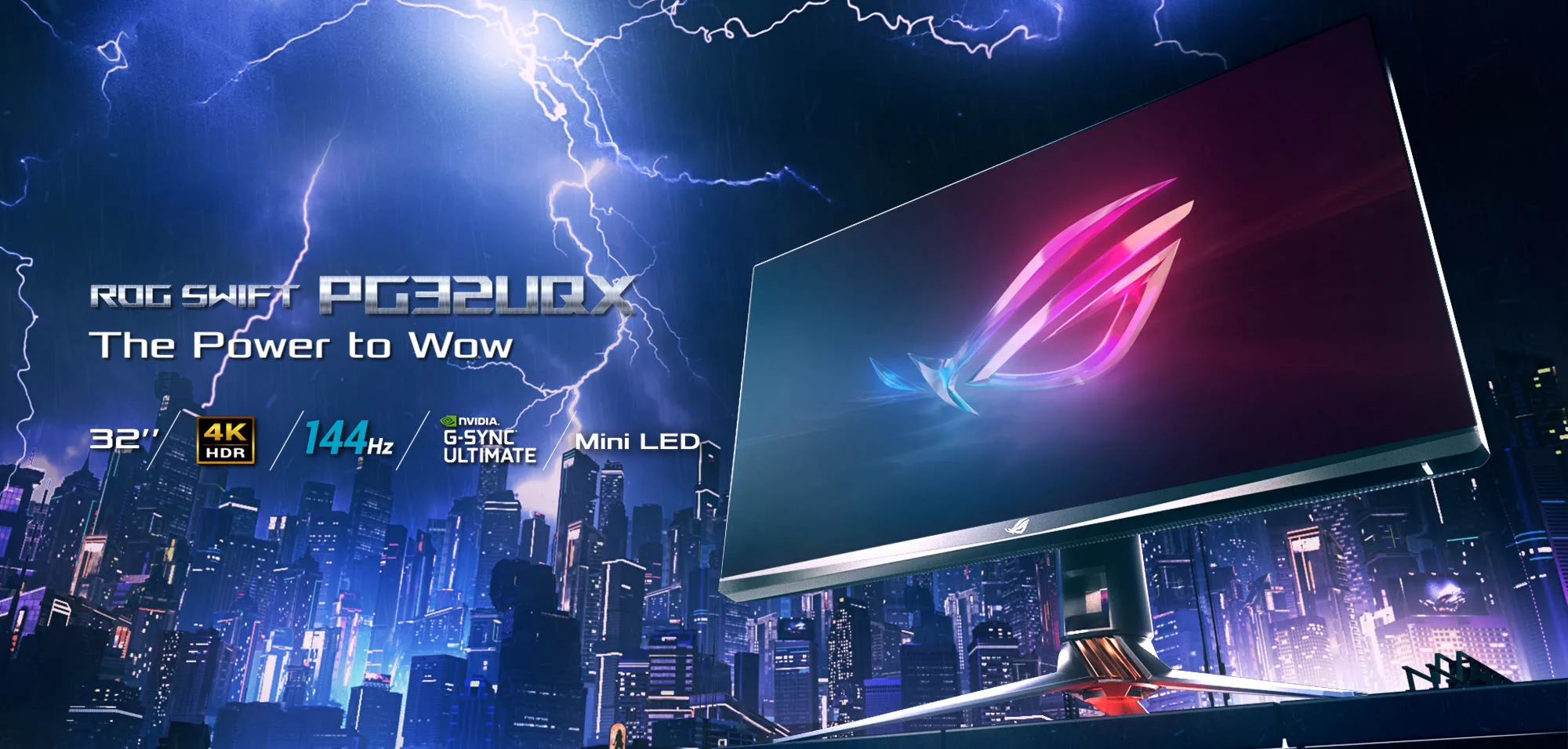The ROG Swift PG32UQX delivers the best 4K HDR gaming experience yet | ROG  - Republic of Gamers Global