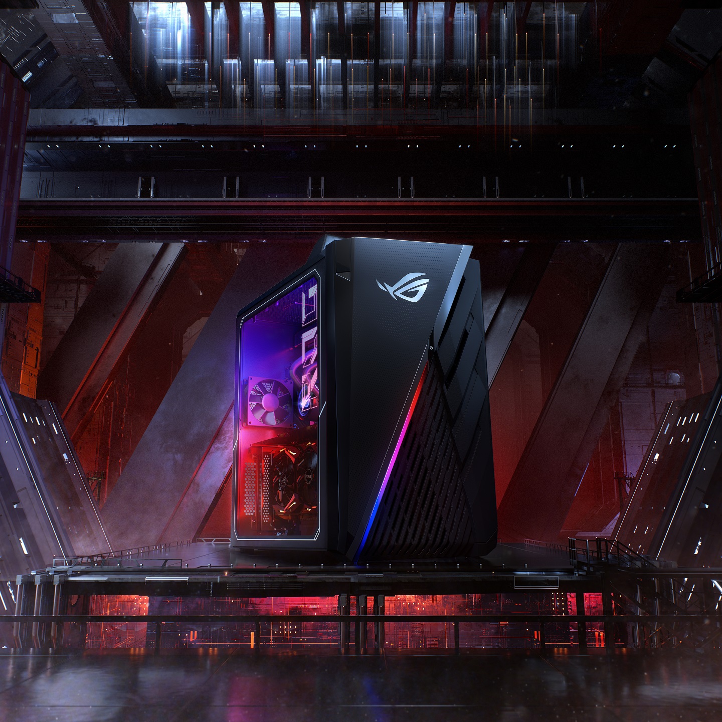 ROG Strix GT35／GA35電競桌機集結超凡卓越的極致效能、優異散熱設計與搶眼外型等特點，讓玩家發揮剽悍實力的同時，還能盡顯個人電競風格。