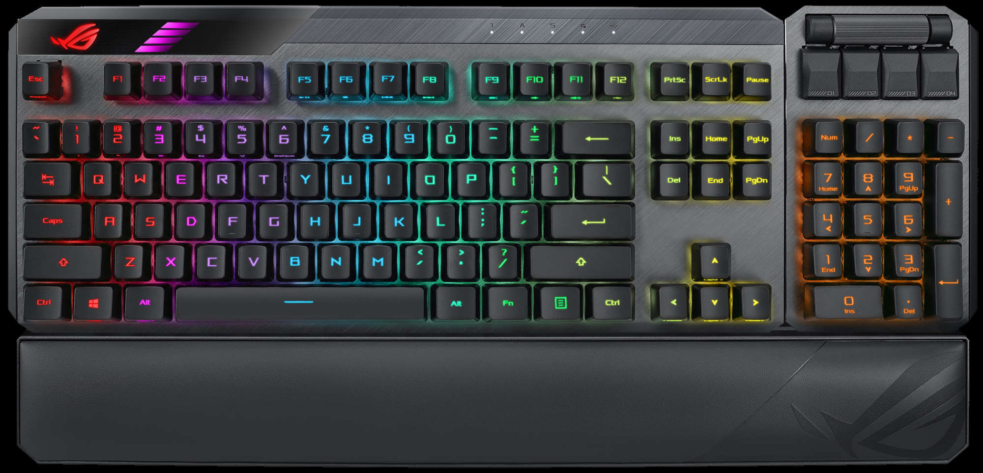 The ROG Claymore II gaming keyboard taps ROG RX Optical Mechanical switches  and wireless connectivity for modular gaming superiority