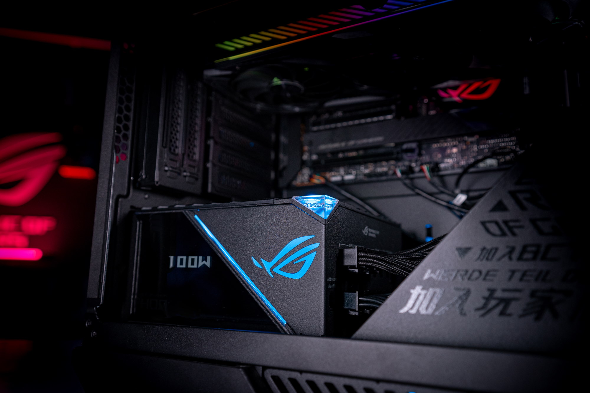 Power your next build with an ROG Thor 1600W Titanium or ROG Thor Platinum  II PSU