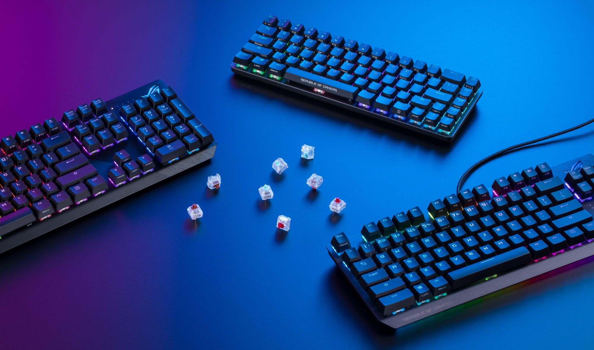 ROG NX & ROG RX Switches: Mechanische Tastatur Switches 