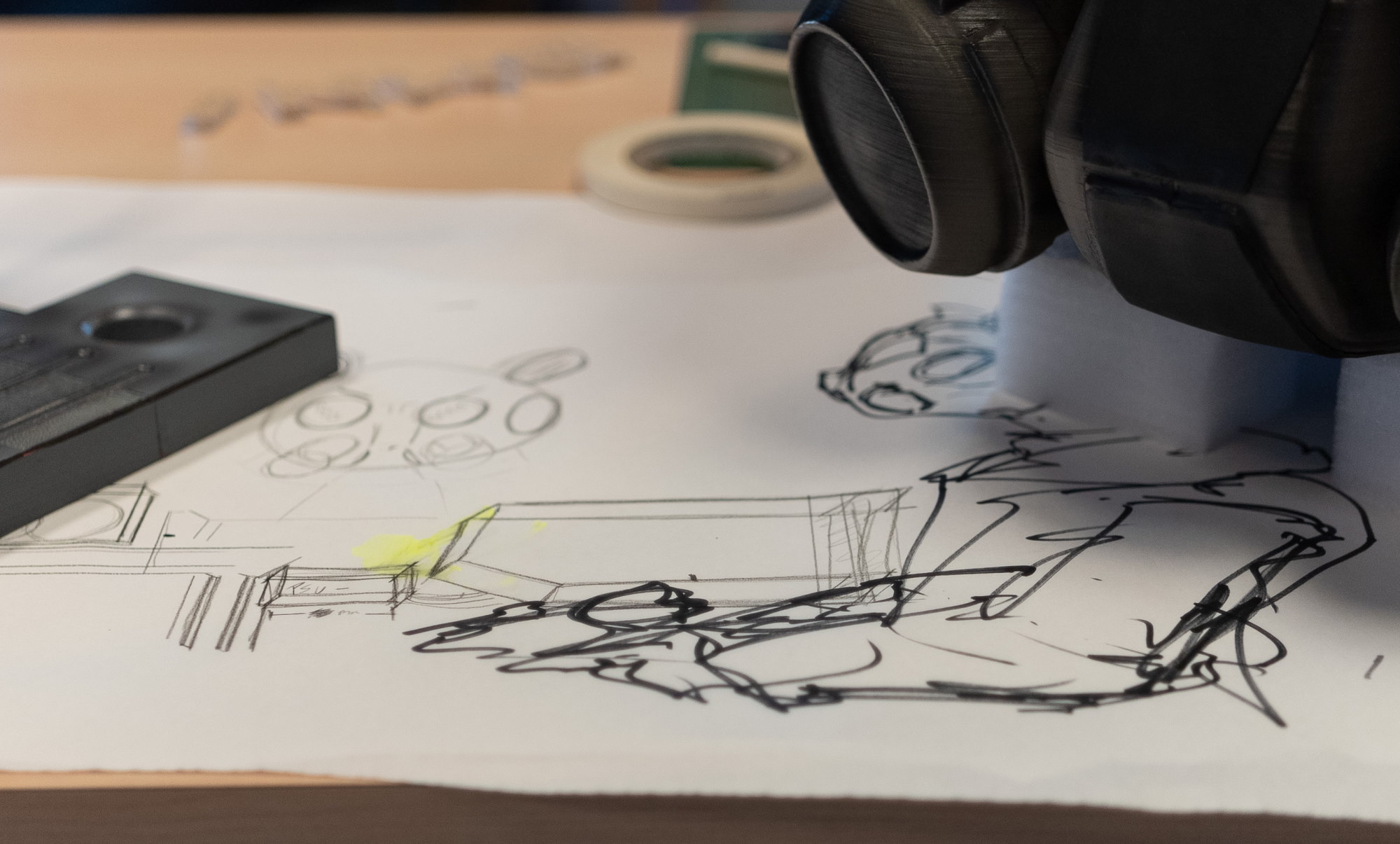 An early sketch of Derek's plan for OMNI