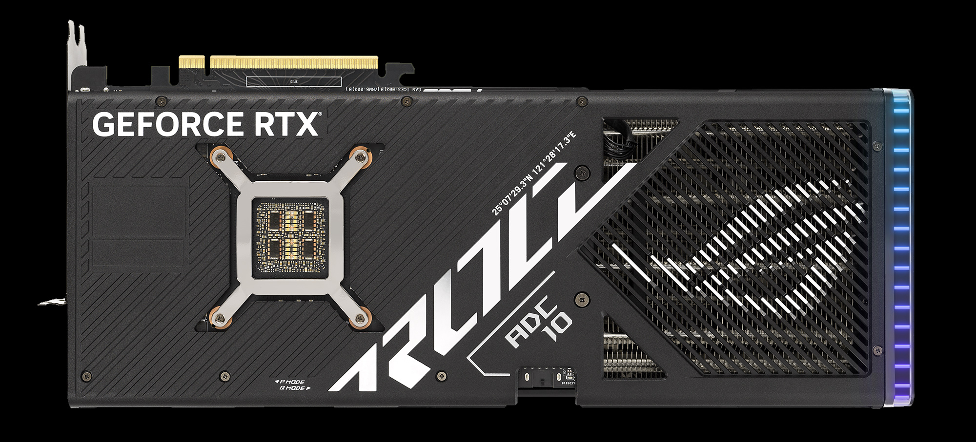 02_ROG-STRIX-RTX4090-O24G-GAMING_2Dback image withlighting 