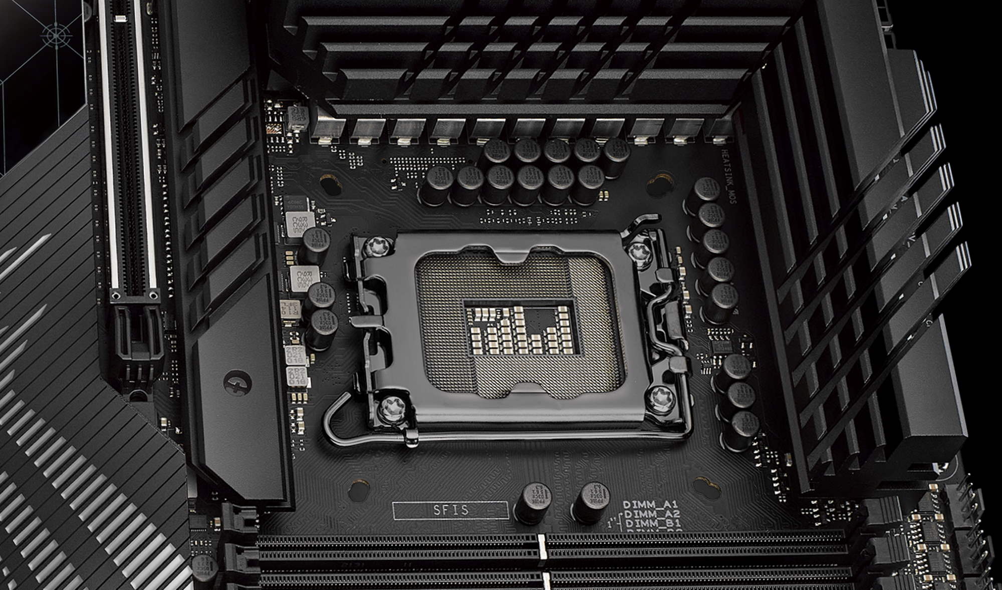 The AM5 socket on the ROG Maximus Z790 Hero motherboard