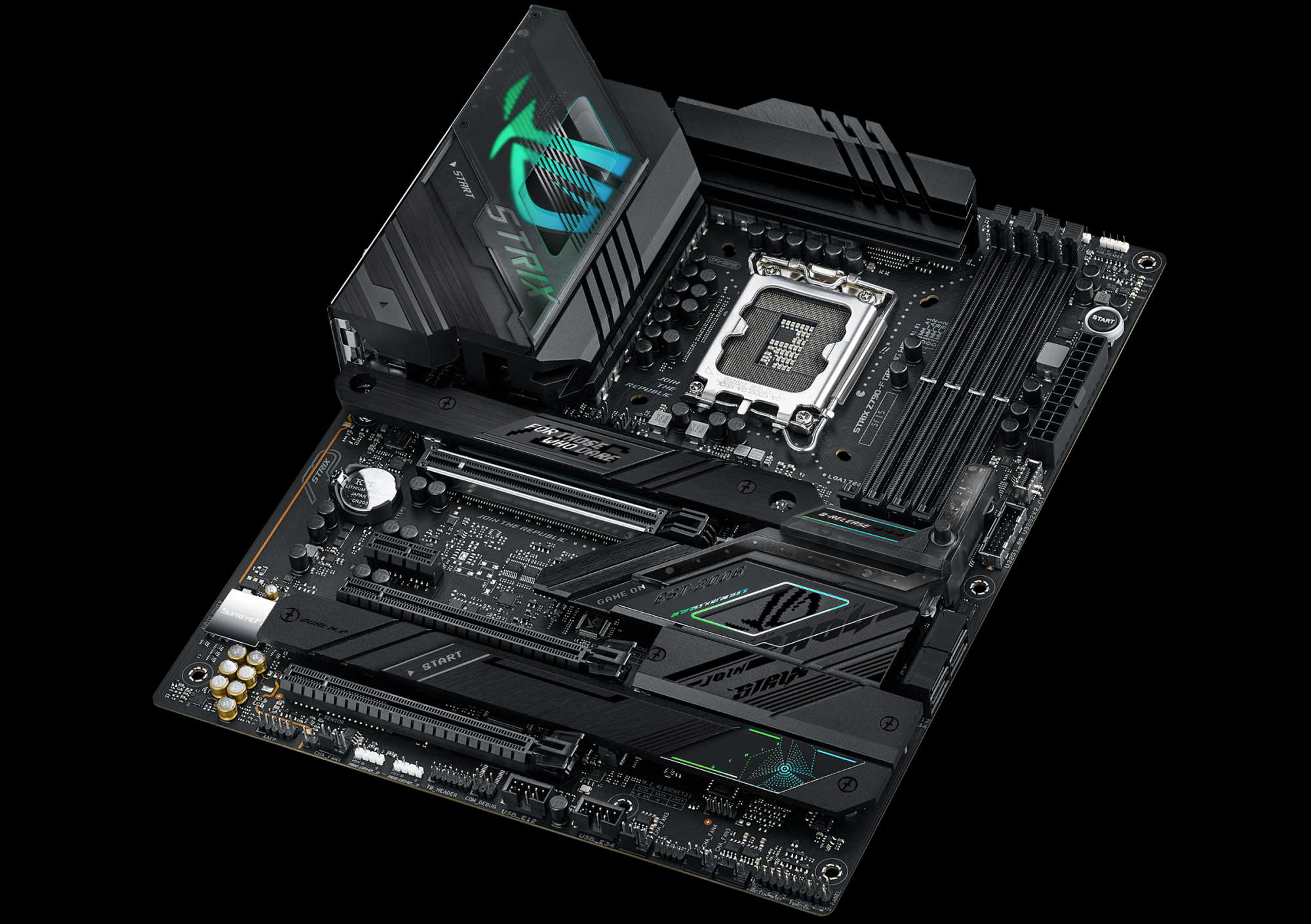 ASUS ROG Maximus Z790 motherboard has been pictured, equipped with Core  i9-13900K CPU and $20 cooler 