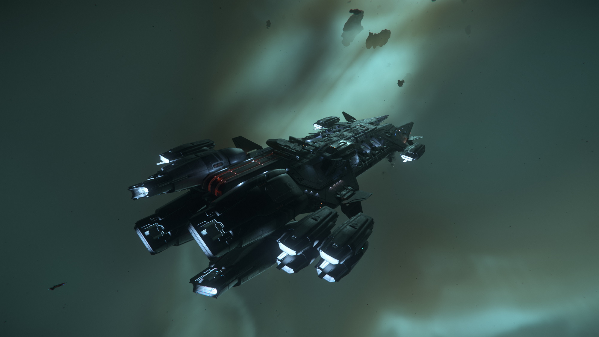 The mighty Aegis Javelin destroyer on patrol.