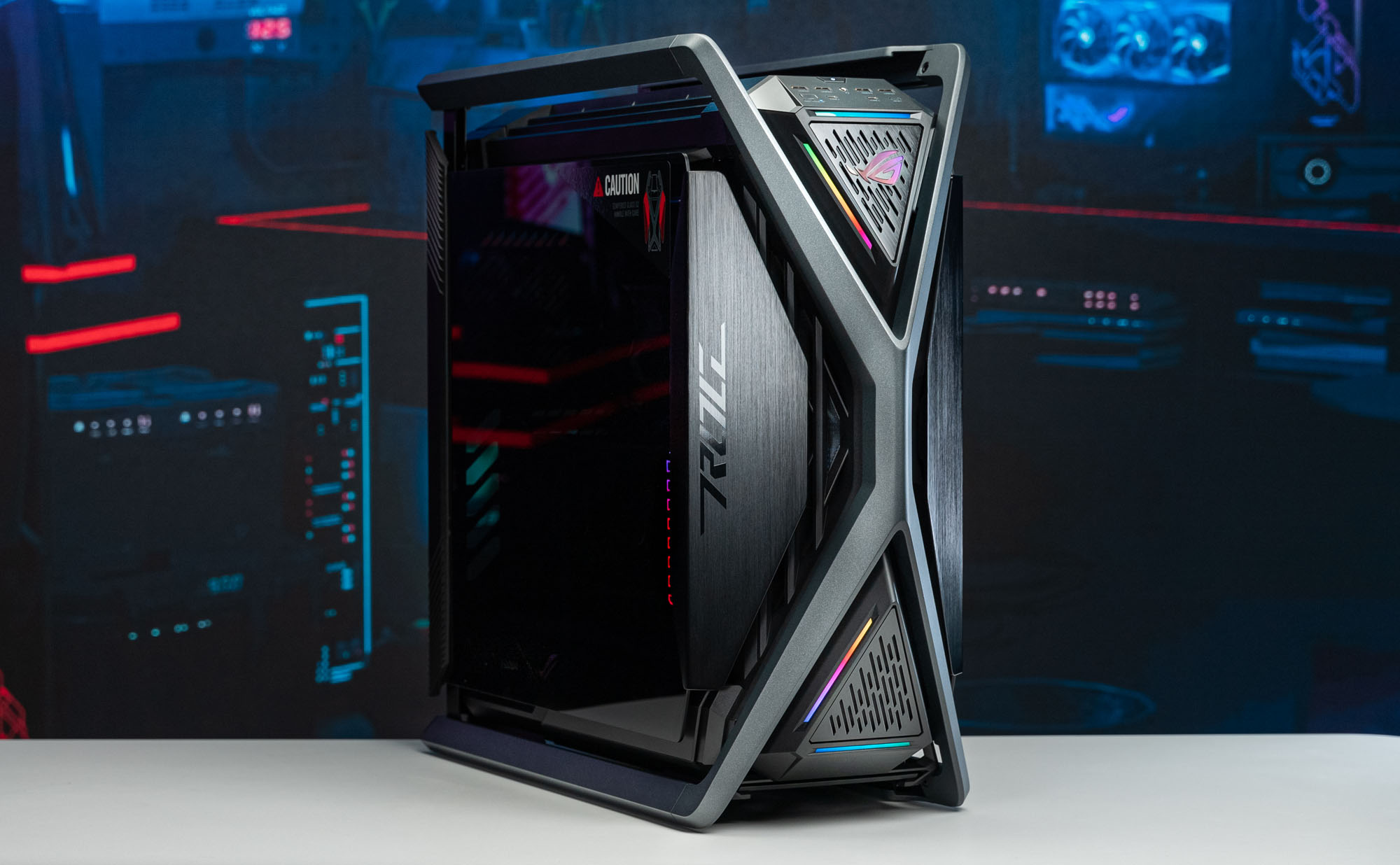 Harness the hurricane with the airflow-focused ROG Hyperion case