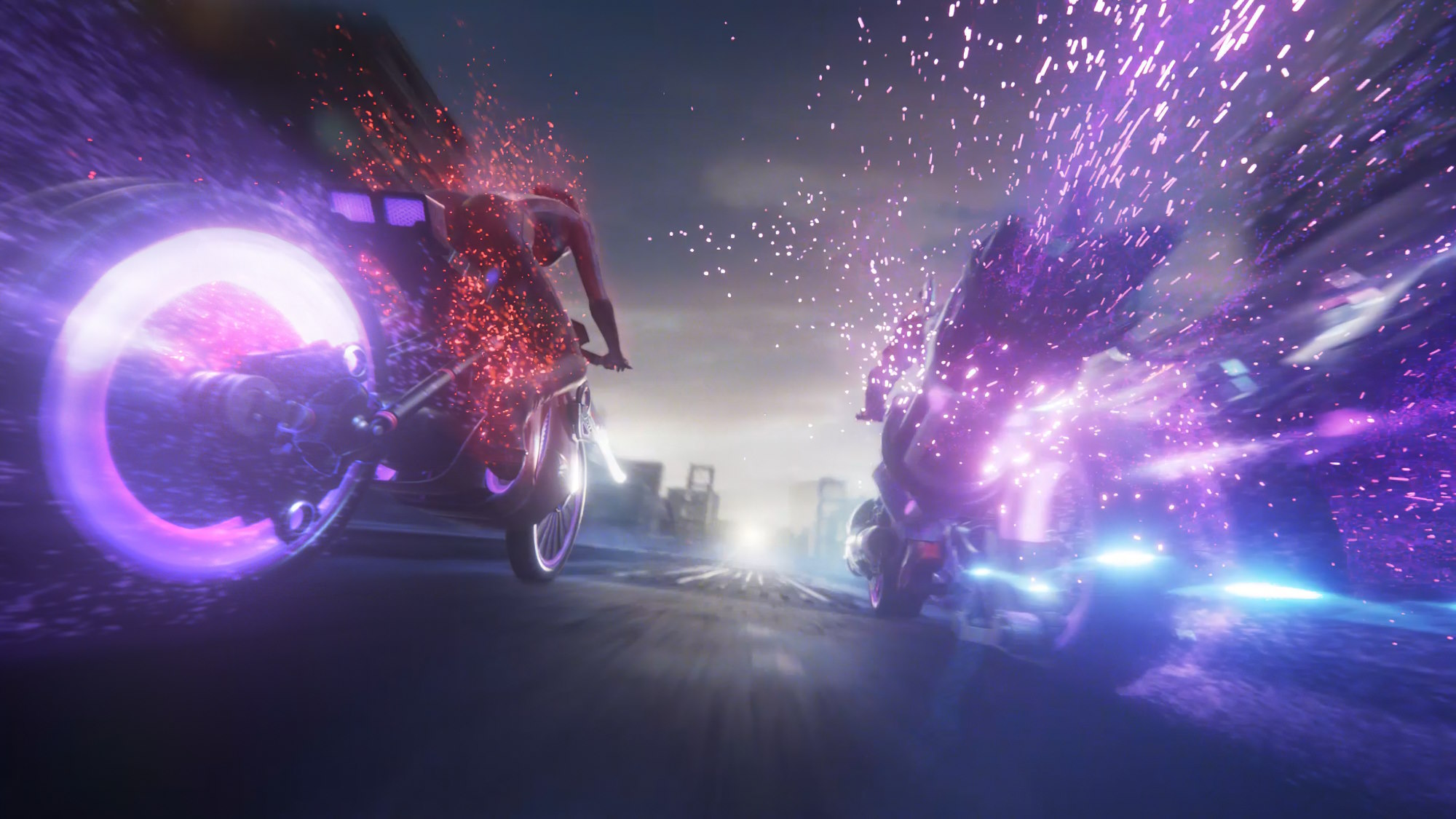 SE7EN and HORSEM4N race away on Cybercycles