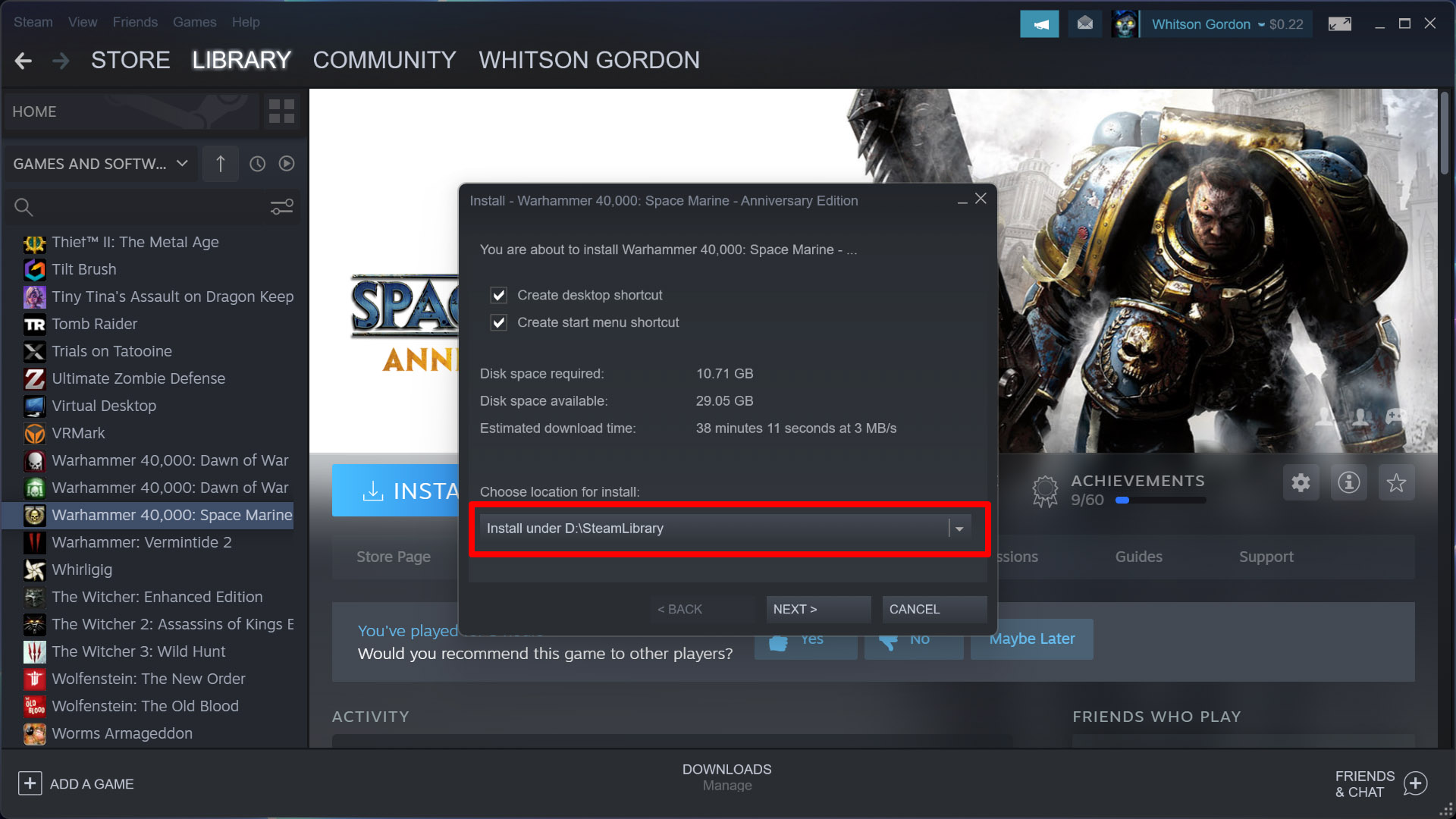 Steam update adds ability to install multiple games at once