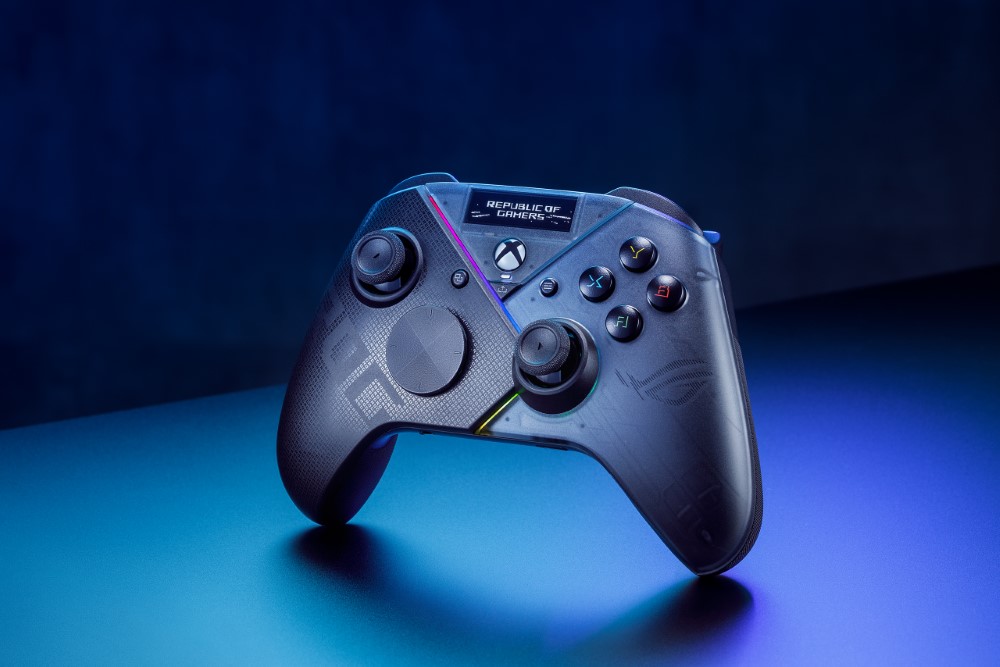 Voderseite des ROG Raikiri Pro Gamepads.