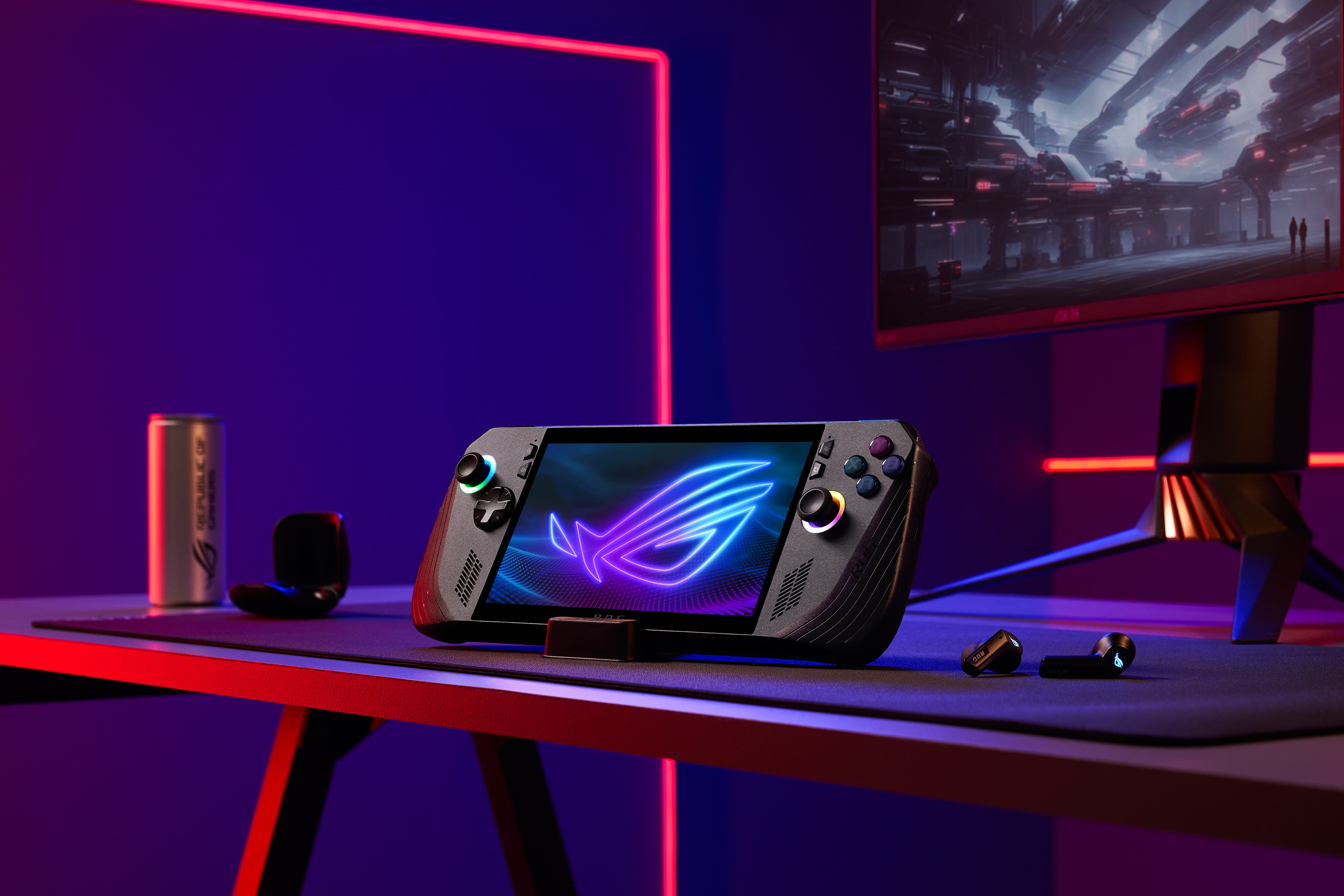ROG Ally X承襲「#隨時來GAME」設計概念，迎來儲存空間、記憶體、電池續航力的強悍升級！