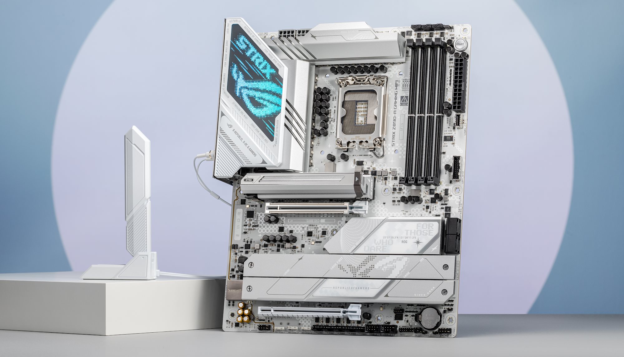 The ROG Strix Z890-A Gaming WiFi motherboard