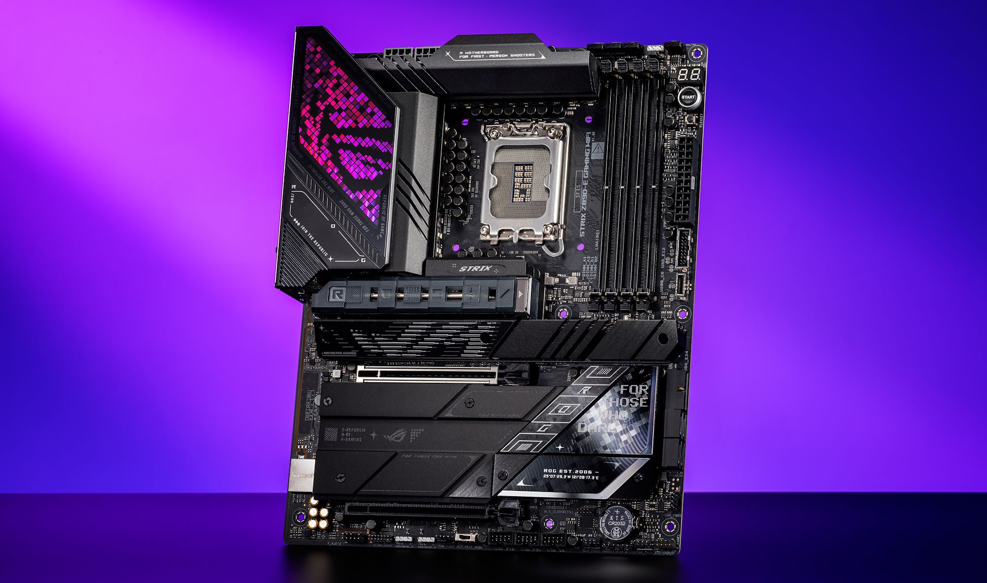 The ROG Strix Z890-E Gaming WiFi motherboard