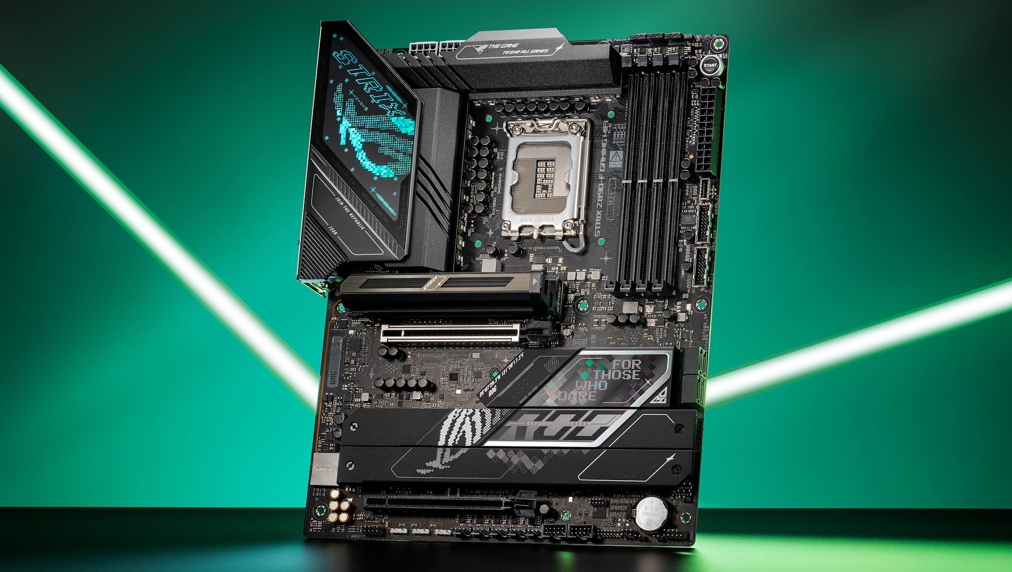 The ROG Strix Z890-F Gaming WiFi motherboard