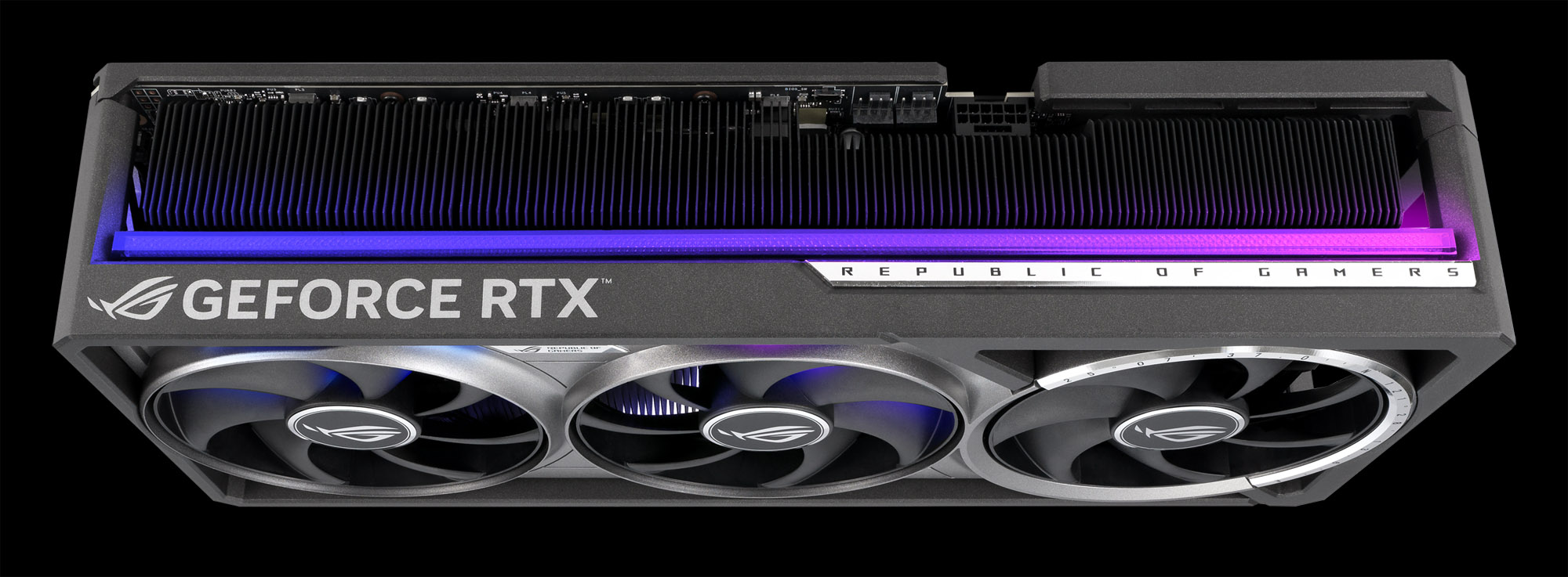 ROG Astral Grafikkarte von oben