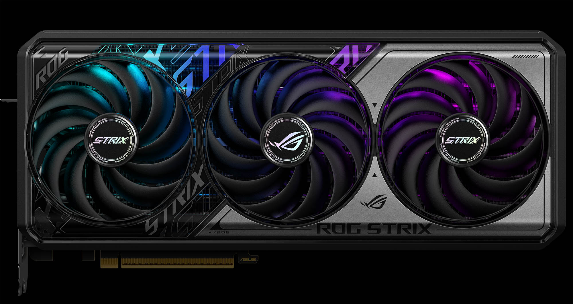 ROG Strix GeForce RTX 5070 Ti von vorne