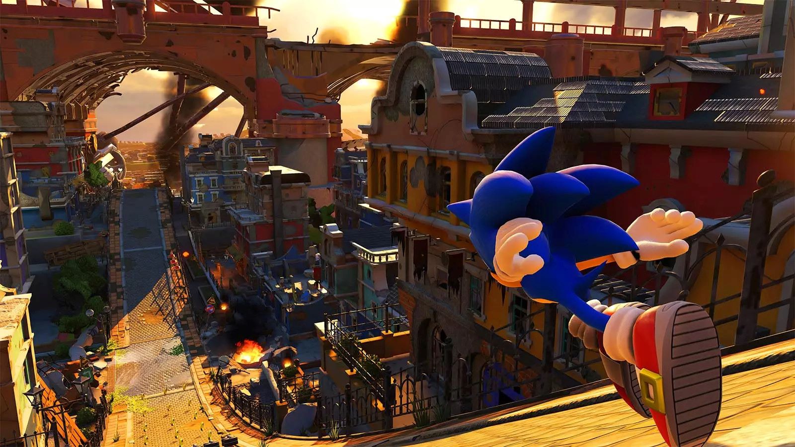 Sonic Forces intro dash