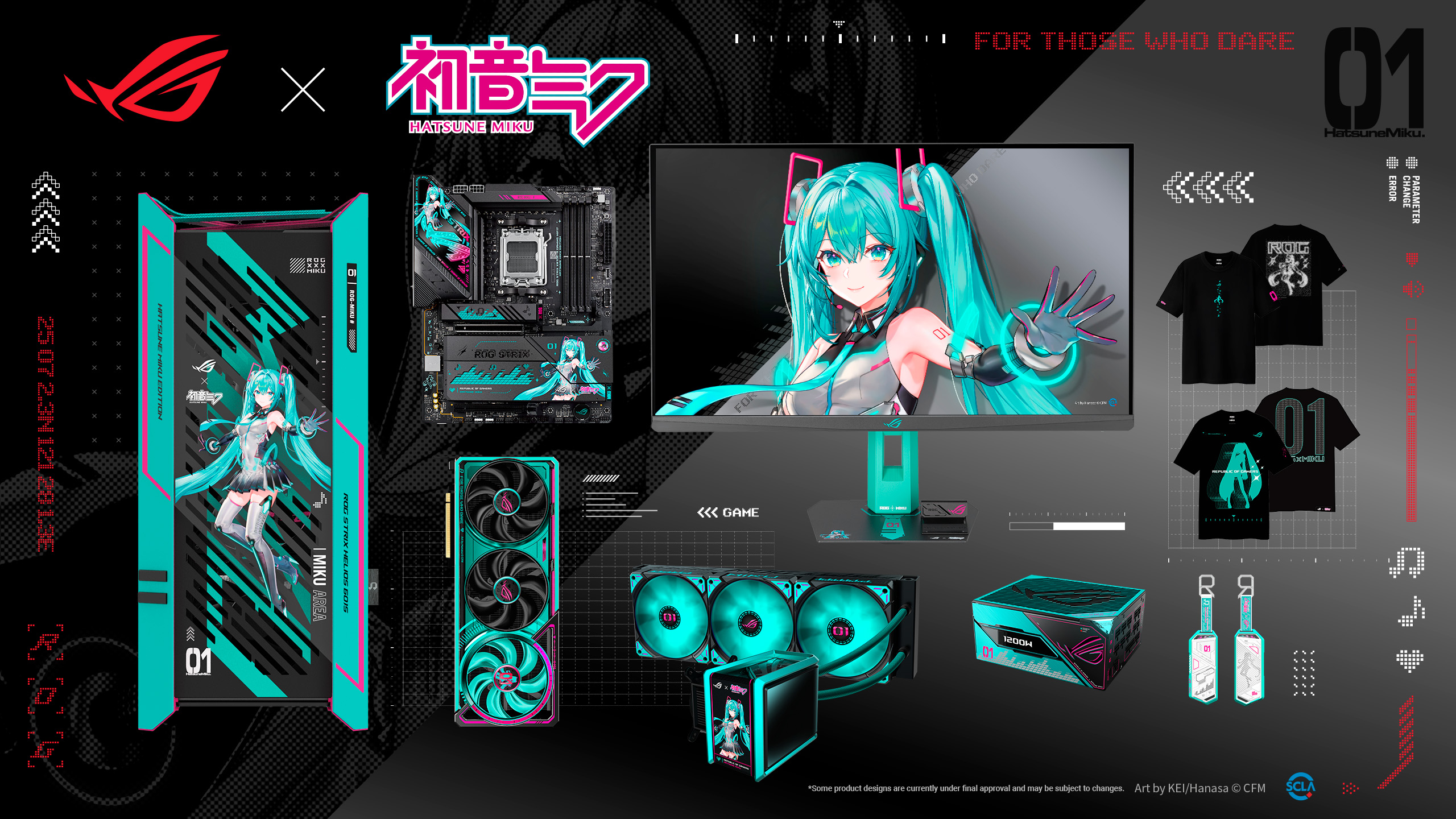 ROG x Hatsune Miku KV_產品