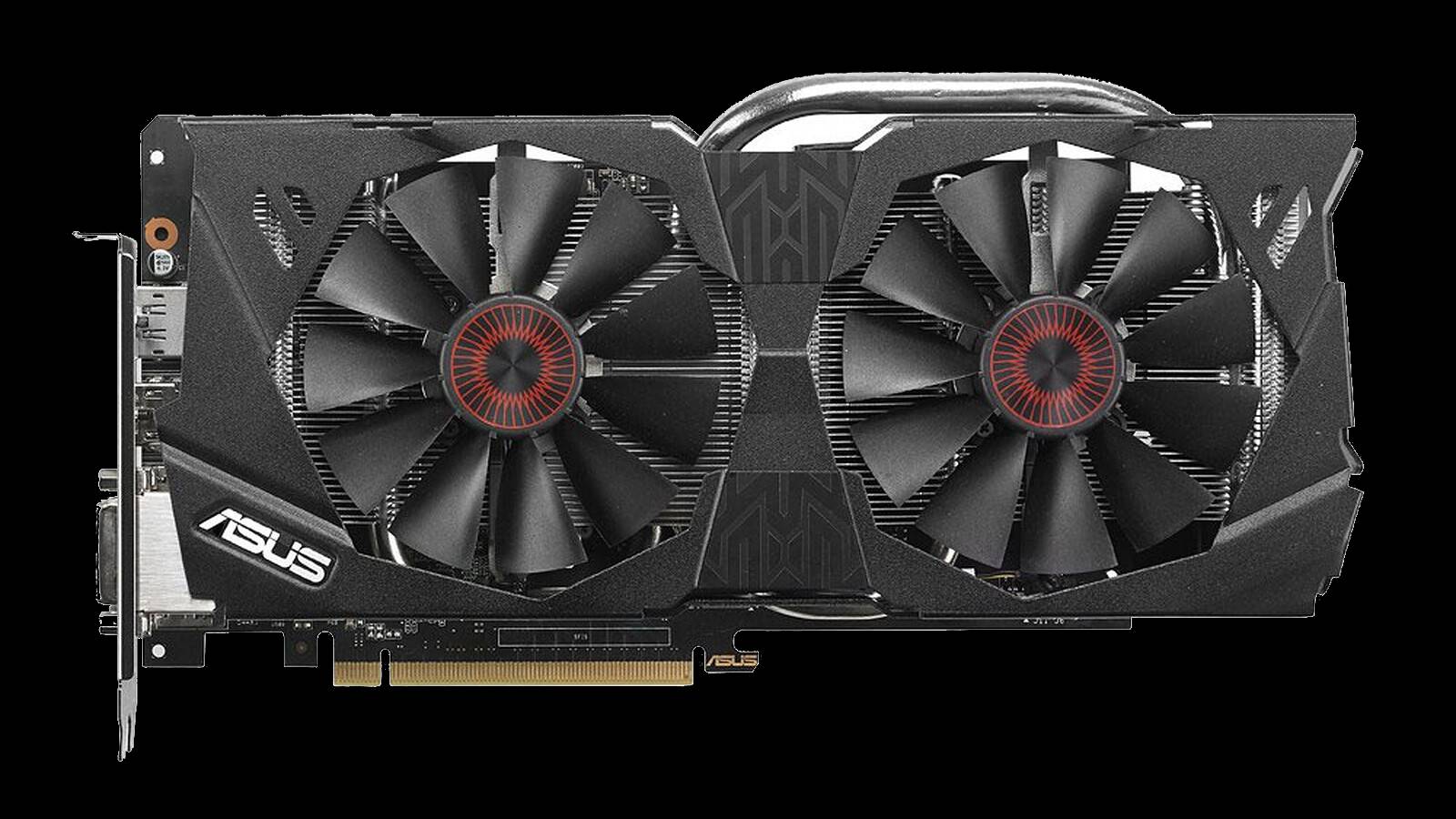 The ROG Strix GeForce GTX 980 against a black background.