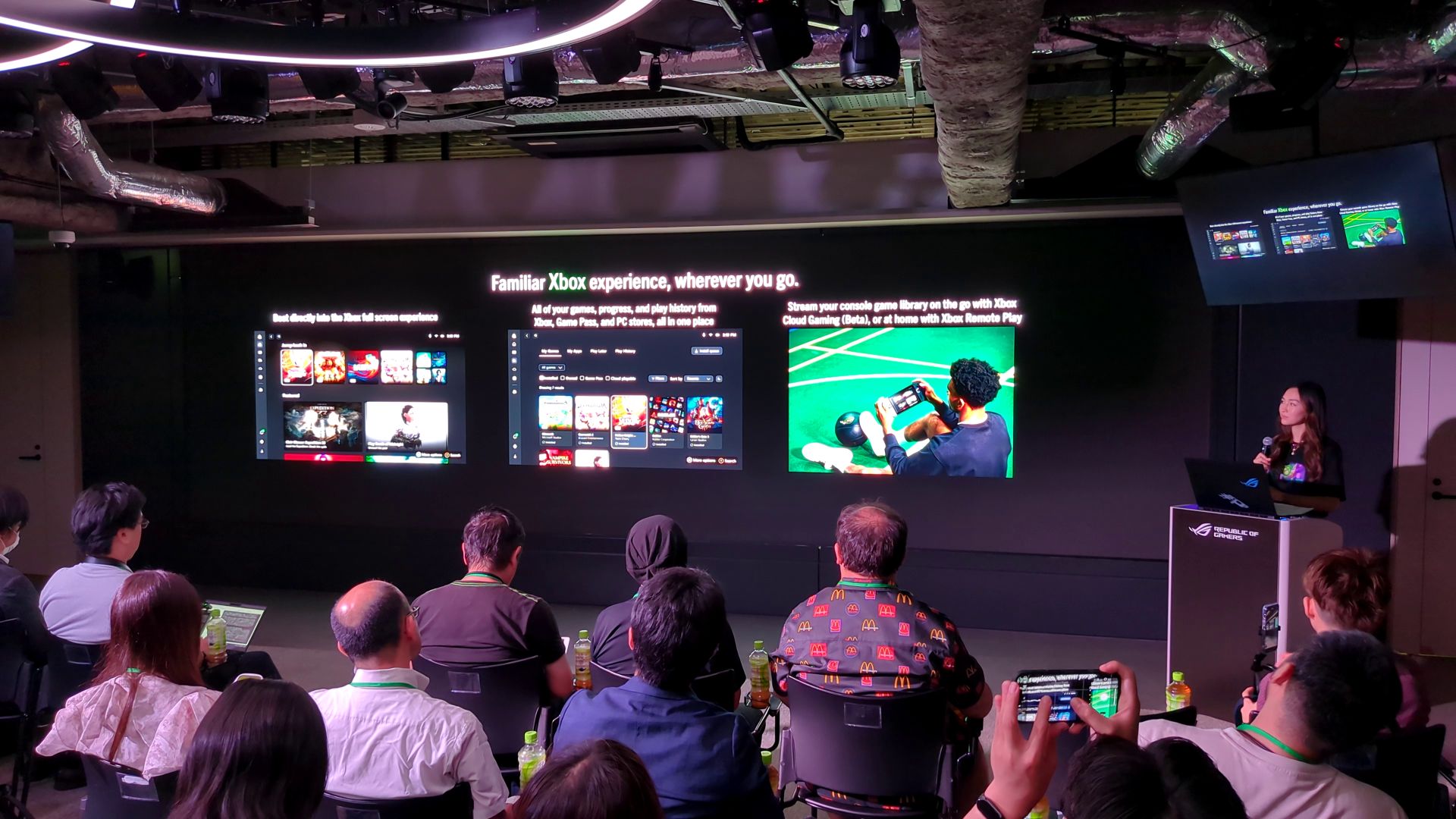 Xboxのシニアプロダクトマネージャーリード ドミニク・ゴードン氏 Xbox UI説明