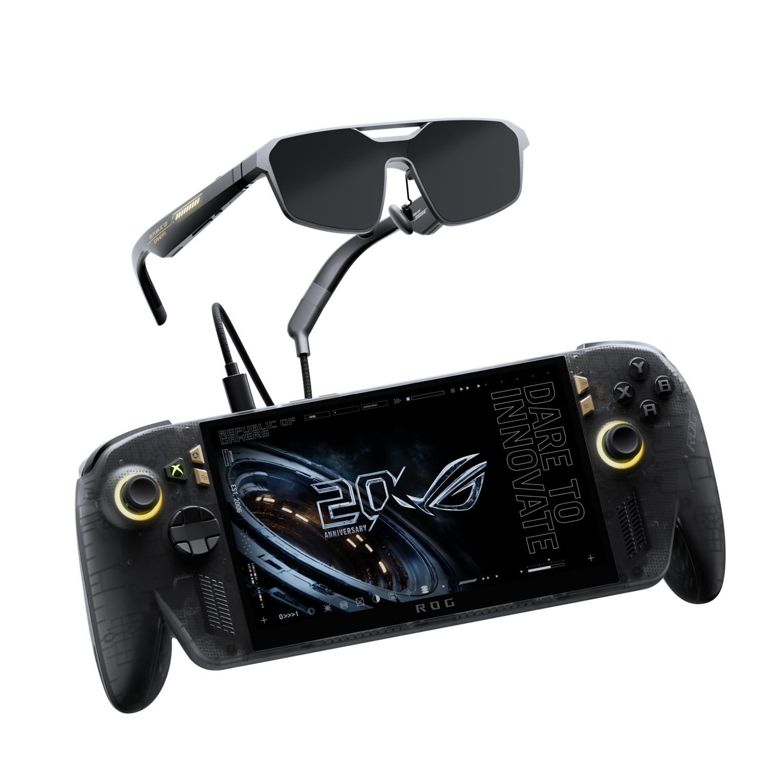ROG Xbox Ally X20 Bundle 3D Render Scenario photo