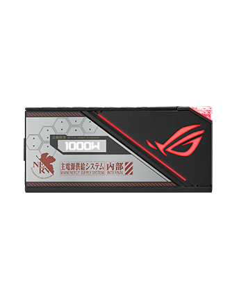 ROG Thor 1000W Platinum II EVA Edition vooraanzicht