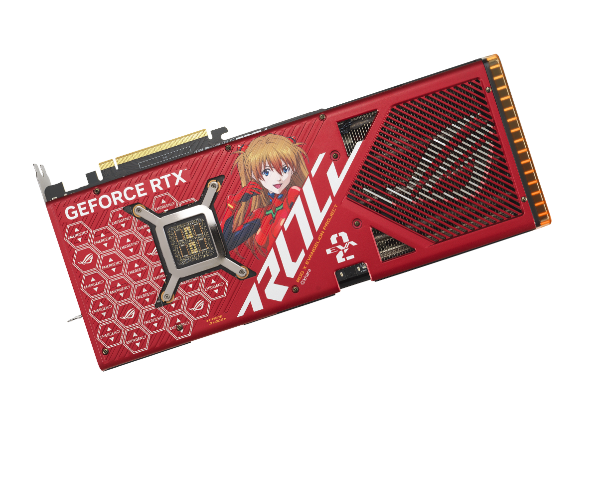 ROG Strix GeForce RTX™ 4090 24GB GDDR6X OC EVA-02 Edition achteraanzicht
