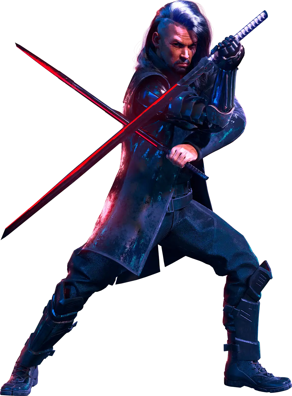 Close-up view of the character, AKIRA.