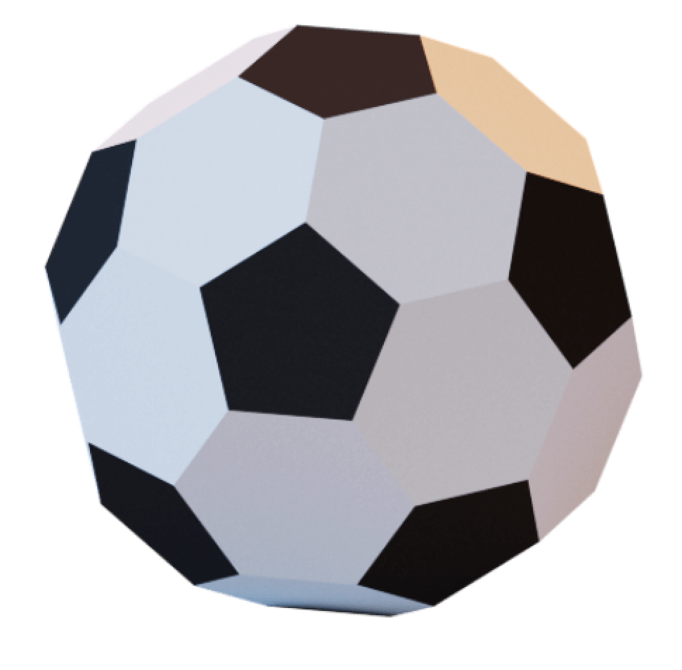 Image of floating football from ROG video