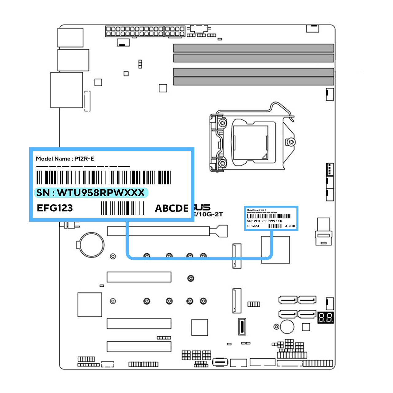 How to find Product Serial Number and Check Number