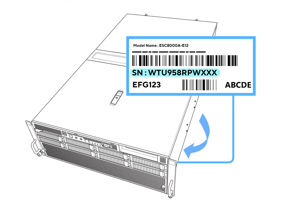 How to find product Serial Number and Check Number