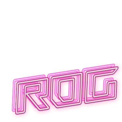 Neon-Schild: ROG