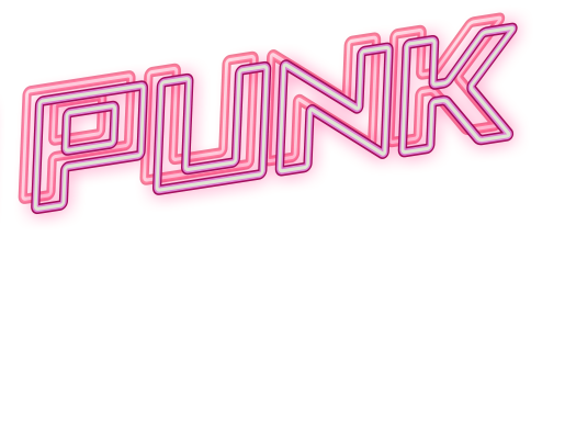 Neon-Schild: Punk